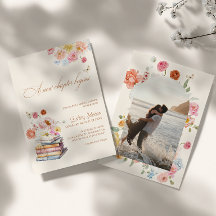 Um Novo Capítulo Começa Chuveiro de Noiva Floral F
