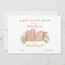 Convite Um Novo Capítulo Começa - Estilo Boho