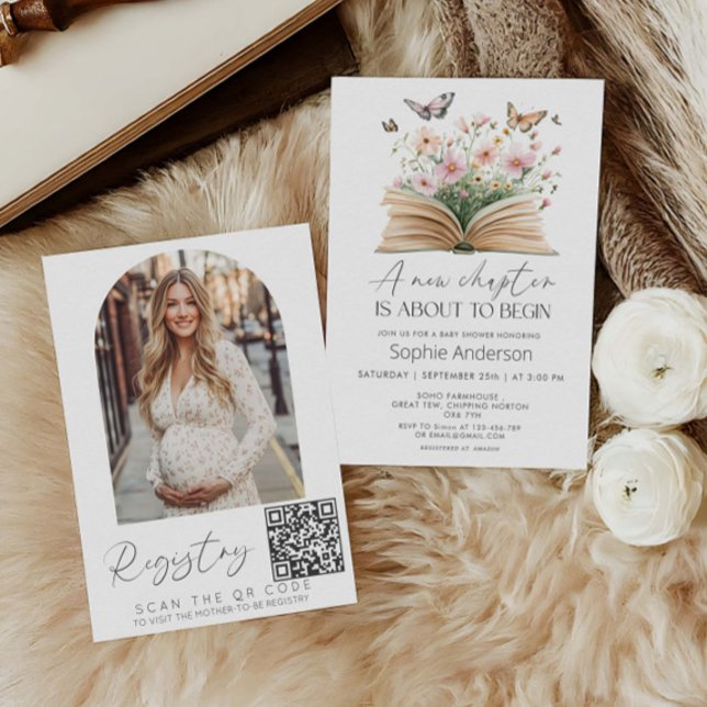 Convite Um novo capítulo está prestes a começar o Chá de f (Criador carregado)