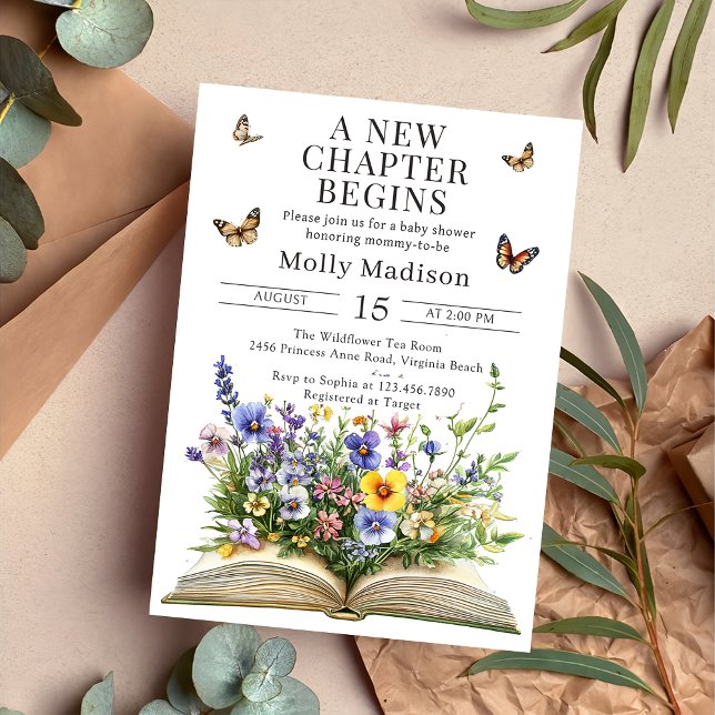 Convite Um novo capítulo inicia o Chá de fraldas do Storyb (Criador carregado)