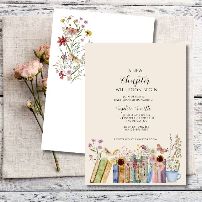 Convite Um novo Chá de fraldas de capítulo (Criador carregado)