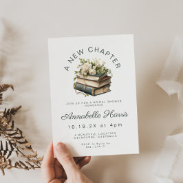 Convite Um novo Chá de panela de capítulo Floral