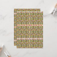 um padrão muito colorido com muitos co diferentes