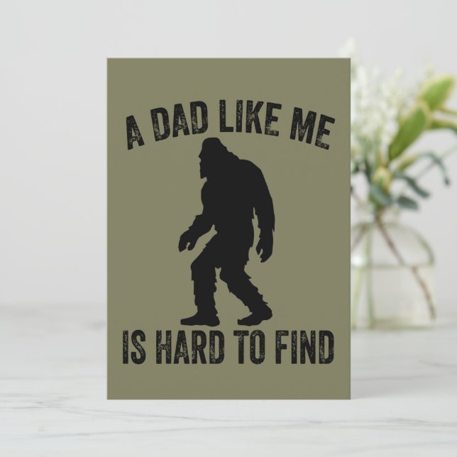 Convite Um Pai Como Eu É Duro De Encontrar Um Pai Engraçad (Em pé/Frente)