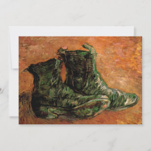 Convite Um Par de Sapatos por Vincent van Gogh