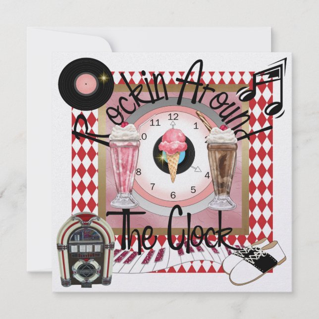 Convite Um Partido Royally Rockin' - SRF (Frente)