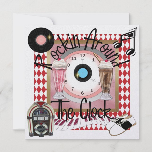 Convite Um Partido Royally Rockin' - SRF (Frente)