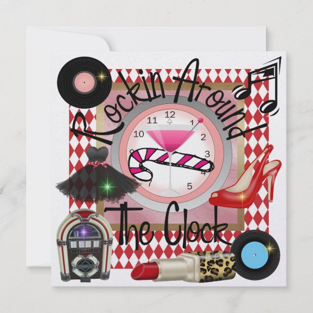 Convite Um Partido Royally Rockin' - SRF (Frente)