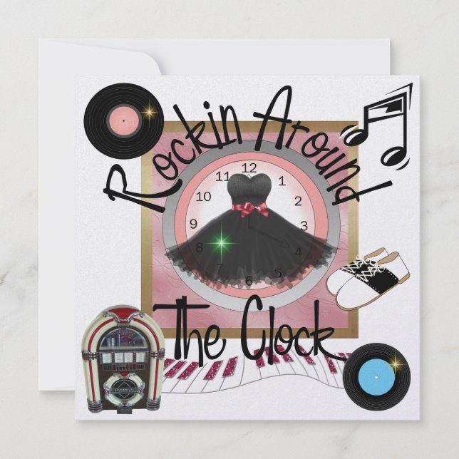 Convite Um Partido Royally Rockin' - SRF (Frente)