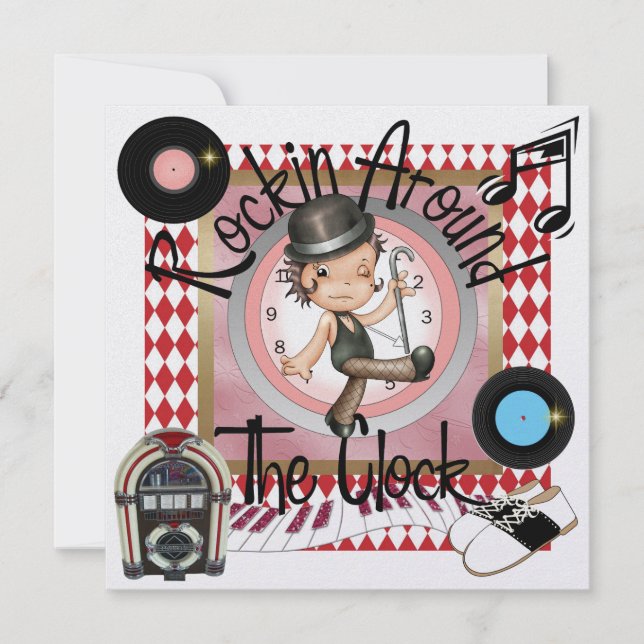 Convite Um Partido Royally Rockin' - SRF (Frente)