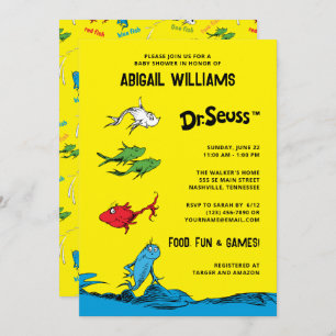 Convite Um Peixe Dois Peixes - Chá de fraldas