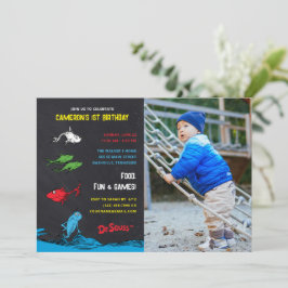 Convite Um Peixe Dois Peixes - Foto de Aniversário Infanti