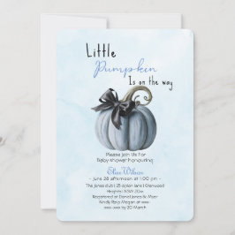 Convite Um pequeno arco rosa de abóbora está a caminho2