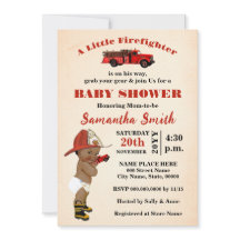 Um Pequeno Bombeiro está a caminho de um Chá de fr