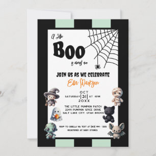 Convite Um Pequeno Boo é quase o Chá de fraldas do Dia das