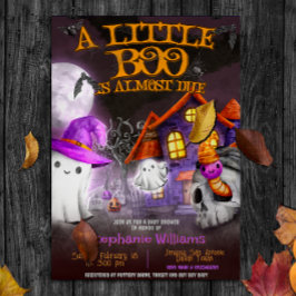 Convite Um Pequeno Boo está Quase Chegando