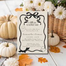 Um pequeno boo está quase chegando Chuvinha de pre