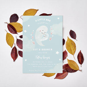 Convite Um Pequeno Boo Está Quase Para O Chá de fraldas De