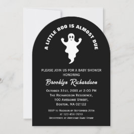 Convite Um Pequeno Boo Está Quase Para O Chá de fraldas De