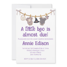 Um Pequeno Boo Está Quase Por Trazer | Chá de fral