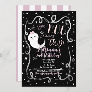 Convite Um Pequeno Boo Transformando 2 DOIS Fantasmas Bons