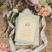 Um pequeno broto está no caminho do Chá de fraldas