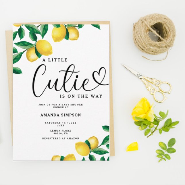 Convite Um Pequeno chá de fraldas (Criador carregado)