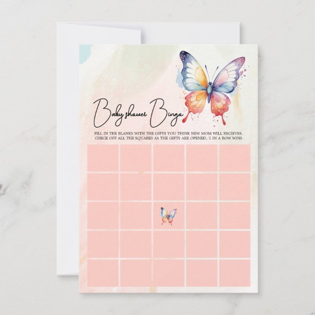 Convite Um pequeno Chá de fraldas branco pastoso de borbol (Frente)