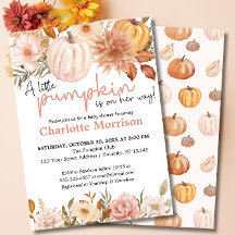 Um Pequeno Chá de fraldas De Abóbora No outono