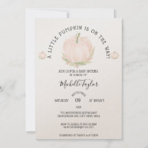 Um Pequeno Chá de fraldas De Abóbora No outono