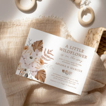 Um Pequeno Chá de fraldas de flor selvagem Buquê B