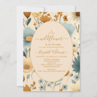 Um Pequeno Chá de fraldas Do Tema Da Natureza Do B