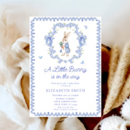 Convite Um Pequeno Coelhinho Está A Caminho Do Chá de fral