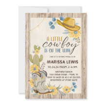 Um Pequeno Cowboy Está a Caminho Bleu Amarelo Oest