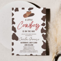 Um Pequeno Cowboy Está A Caminho! Chá de fraldas R