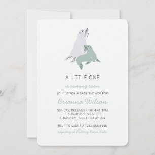 Convite Um pequeno está chegando em breve, baby shower de