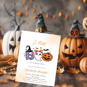 Convite Um Pequeno Fantasma Fantasma Pumpkins Halloween