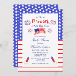 Convite Um Pequeno Fogo Está A Caminho Do Chá de fraldas