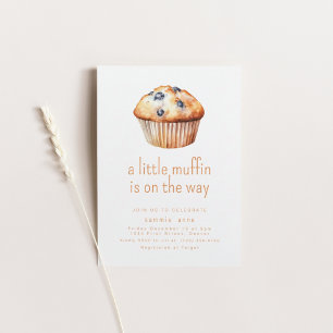 Convite Um Pequeno Muffin Está A Caminho Do Chá de fraldas