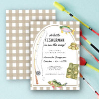 Um pequeno pescador está a caminho do Chá de frald