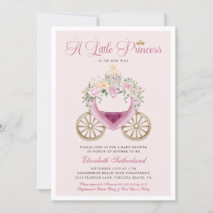 Convite Um pequeno príncipe está a caminho do Chá de frald