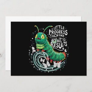 Convite Um Pequeno Progresso A Cada Dia Da Lagarta Fome