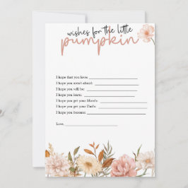 Convite Um Pequeno Pumpkin Está A Caminho | Desejos para b