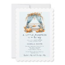 Um Pequeno Pumpkin No Seu Caminho Chá de fraldas