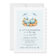 Um Pequeno Pumpkin No Seu Caminho Chá de fraldas