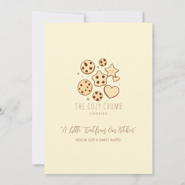 Convite Um pequeno tratado da nossa cozinha (Frente)