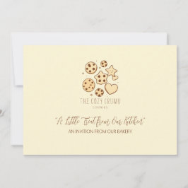 Convite Um Pequeno Tratado da Nossa Cozinha (Creme)