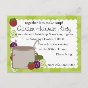 Convite Um Pote De Sopa