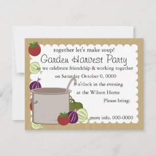 Convite Um Pote De Sopa