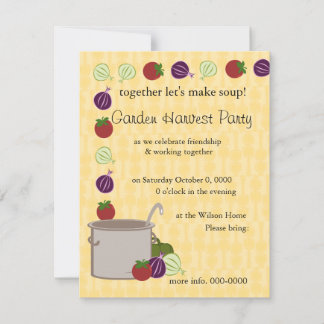 Convite Um Pote De Sopa